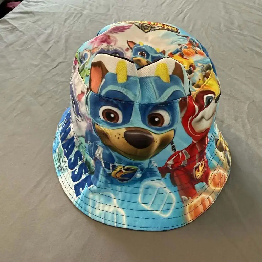 Paw Patrol Super Paws Bucket Hat Kids Blue Chase Marshall